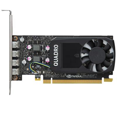 China Workstation GDDR5 Nvidia Quadro P1000 4G GPU ECC Video Card for sale