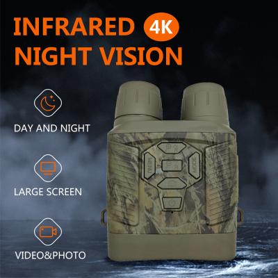China Y6-C 4k Infrared LED Waterproof Wildlife Night Vision Binoculars Built In 4000ma Battery for sale