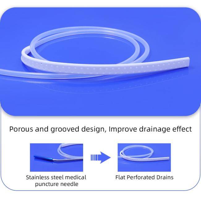 Medical silicone drain packaging and sterilization details