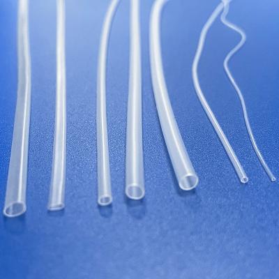 China Medical / Food Grade Silicone Rubber Tubing 0.1mm 0.15mm 0.2mm Wall Thickness for sale