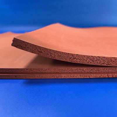 China Closed Cell Silicone Foam Sheet High Temperature Resistant Silicone Sponge Sheet for sale