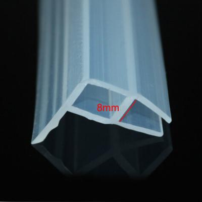China Tiras de goma de silicona das alta temperatura, perfiles puros de la protuberancia del silicón en venta