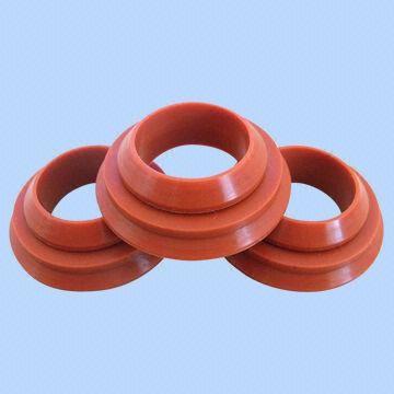 China Soft Flexible High Temp Silicone Gasket , Food Grade Silicone Rubber Gasket for sale