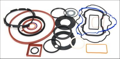 China Soft Custom Silicone Parts , Industrial Molded Mechanical Silicone O Ring Flat Gaskets for sale