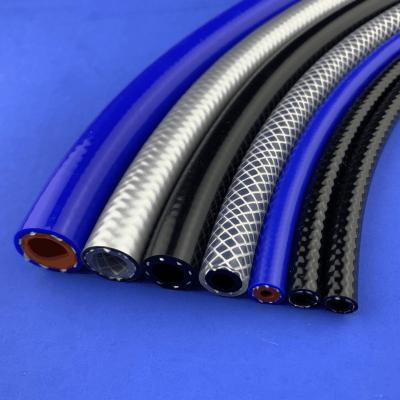 China Tear Resistant Explosion Proof Reinforced Silicone Hose Braided for sale