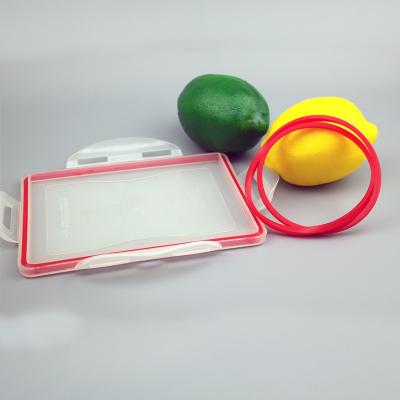 China Durable Flat Silicone Rubber Gasket Rings Tear Resistance For Glass Container for sale