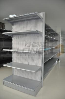 China Single Sided / Double Sided Grocery Store Display Fixtures Super Market Racks for sale