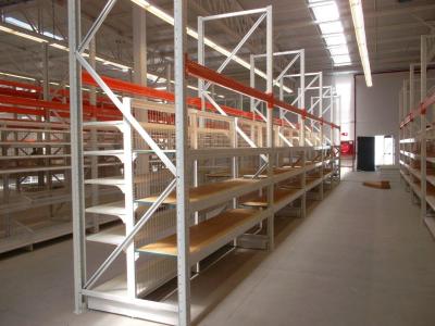 China Metallic Supermarket Pallet Rack Shelving , Heavy Duty Warehouse Racks for sale