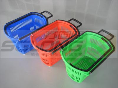 China High Performance Supermarket Shopping Baskets Lightweight 20L - 68L Capacity for sale