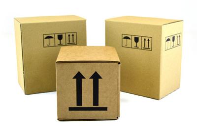 China 440Gsm acanaló las cajas de cartón para el envío del transporte del supermercado en venta