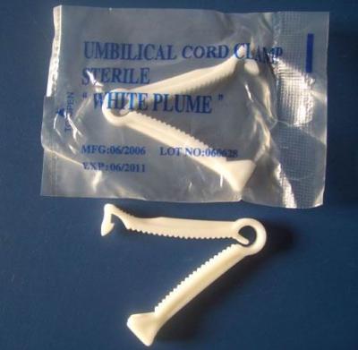 China Surgical Sterile Disposable Umbilical Cord Clamp For Holding Newborn's Umbilical Cord for sale