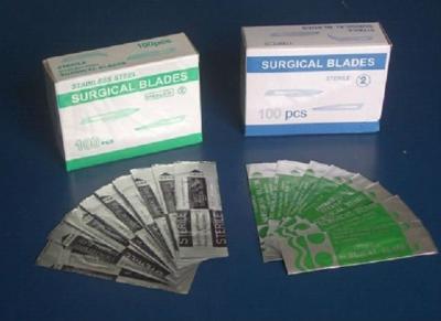 China Steel Surgical Blade Sterile Surgical Blades , Disposable Scalpel Blades CE& ISO Approval for sale