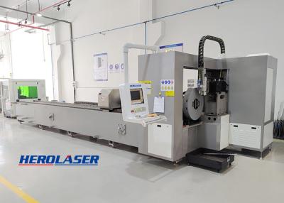 China ISO9001 Hydraulic Automatic Metal Tube Laser Cutting Machine For Carbon Steel for sale