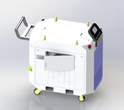 China Portable 60mm 1500watt Laser Cleaning Machine For Rust Removal for sale
