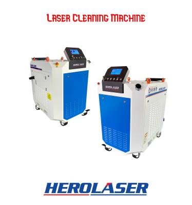 China Máquina de limpieza del laser 500W de la refrigeración por agua de HEROLASER para el envase en venta
