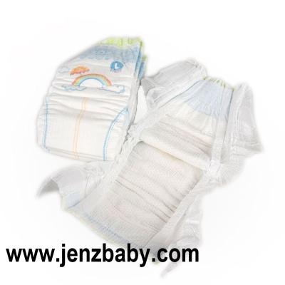 China 2022 Soft Cotton OEM Supplies Breathable Soft Nappies Disposable Baby Diaper for sale