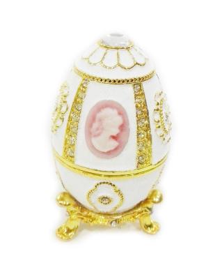 China Faberge egg jewelry trinket boxes easter eggs jewelry box vintage home decor Christmas gifts decoration Russian Craft for sale