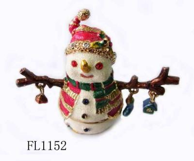 China Christmas Festival Sownman Home Decorative Metal Figurines for sale