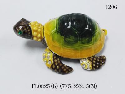 China New coming style turtle shaped crystal trinket box turtle trinket box turtlejewelry box for sale