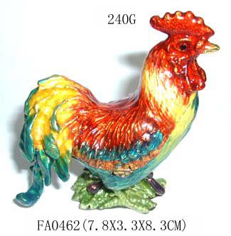 China Jewlery packaging box rooster shape jewelry box rooster style jewelry box for sale