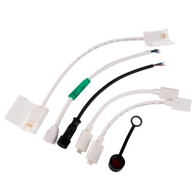 China Waterproof Connection 5PIN Male Car Wiring Harness For Light Strips for sale