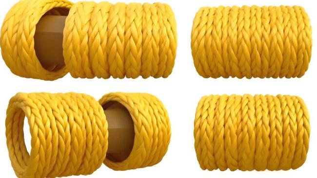 Close-up view of UHMWPE Rope structure showing high-quality fibers