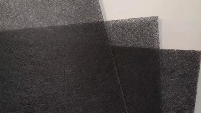 Carbon Fiber Surface Mat sample showing texture and structure