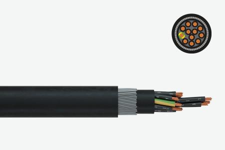 Quality Type 3GSEYQY Rubber Mining Control Cable 3X95/16SQMM 18/30kV for sale