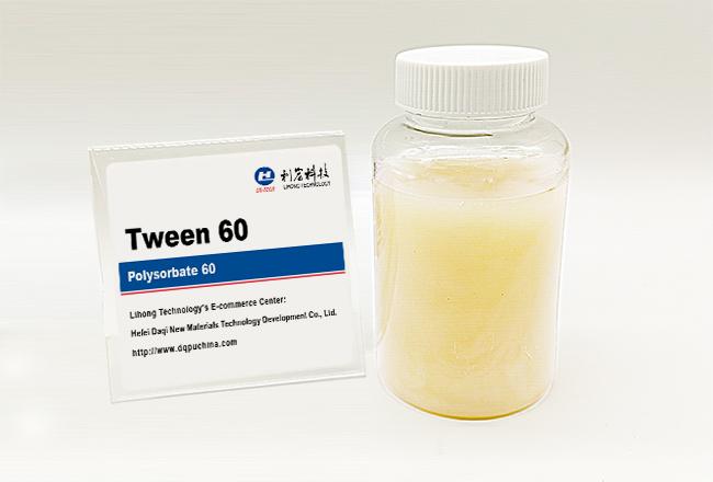 Tween 60 Polysorbate 60 Polyoxyethylene (20) Sorbitan Monolaurate Polyoxyethylene Sorbitan Fatty Acid Esters Surfactant