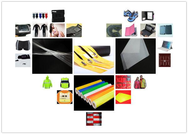 Transparent Polyurethane TPU Hot Melt Adhesive Film 82A Hardness For PU Fabric SBR Diving Materil 1