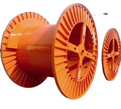 China Corrugated Steel Bobbin Reel For Wire And Cable Making Machine for sale