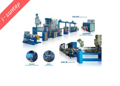 China SGS 11kw Headphone PVC Wire Coating Machine Wire Production Line for sale
