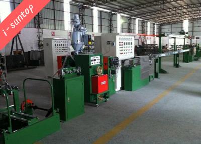 China Non Halogen 12mm Plastic Wire Making Machine PVC Cable Extrusion Line for sale