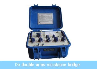 China DC Double Arm Electric Resistance Bridge AC220V Portable Cable Testing Equipment for sale