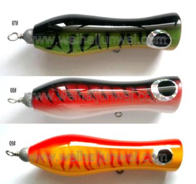China Best sale 55g 12cm wooden bait hard bait trolling fishing lure for sale