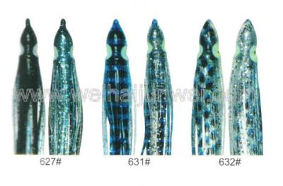 China Soft squid skirt fishing lure color: 414#~660# size:3
