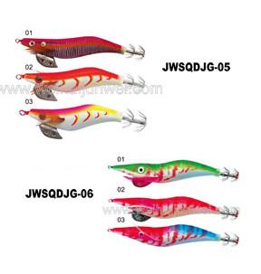 China New design best sale squid jig fishing lure JWSQDJG-05/06 for sale