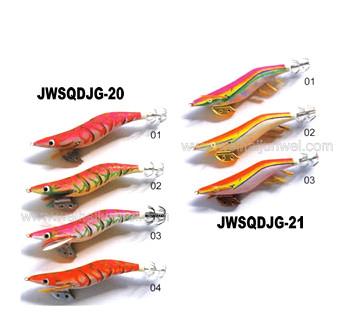 China New design best sale squid jig fishing lure JWSQDJG-20/21 for sale