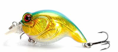 China New design best sale 50mm 10.5g artificial hard crank plastic fishing lure for sale
