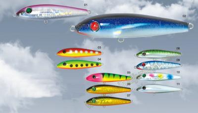 China New design best sale 11g 10cm plastic wobber fishing lure for sale