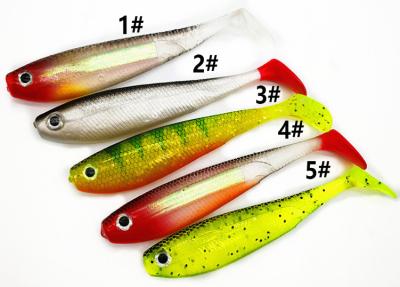 China T tail 12cm 12g  built in aluminum foil soft fishing lure  action: floating for sale