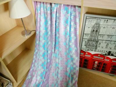 China Custom Knit Flannel Fleece Blanket , Printed Plush Polyester Blanket Anti - Static for sale
