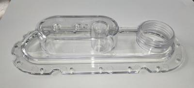 China Custom Injection Molding PE/PP Transparent Plastic Base Plastic Parts for sale