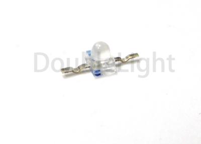 China Round Subminiature Axial Blue Chip Led Light Emitting Diode 2.15×2.40mm With 1.80mm Lens for sale