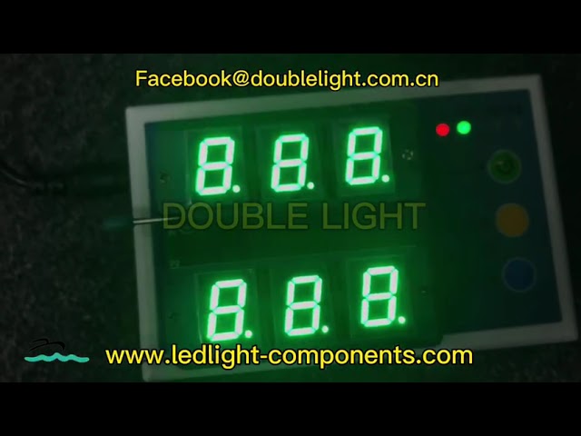 Green Digit Numeric Displays