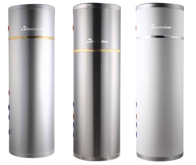 China 100L-500L Residential Stainless Steel Tank Free Standing Theodoor Heat Pump Water Tank for sale