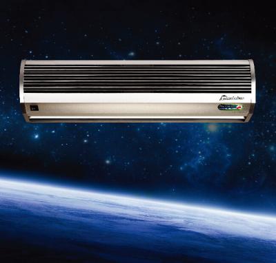 China 2024 Aluminum Silver Residential Overhead Door Air Curtains With Cross Flow Fan for sale