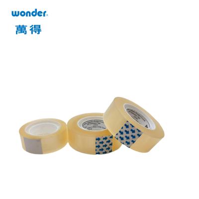 China Acrylic Adhesive BOPP Stationery Tape Clear 30m Length Custom for sale