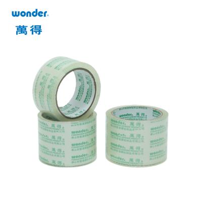 中国 透明なBOPP包装テープと水性粘着剤 販売のため
