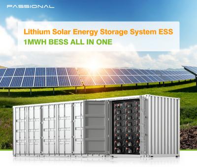 China Solar Power LFP Battery Energy Storage Station 150kW Output Plant Type for sale